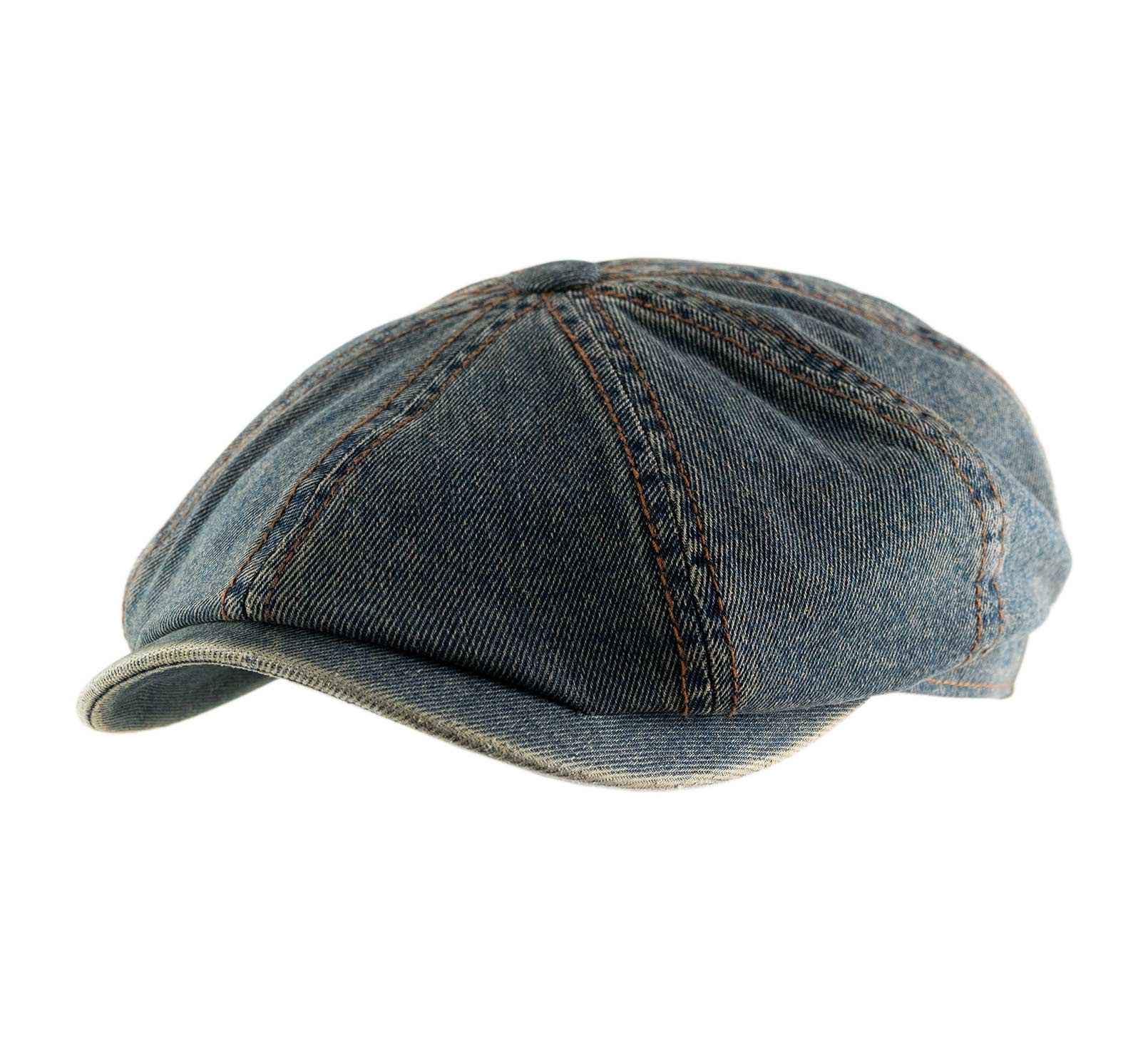 Béret denim délavé