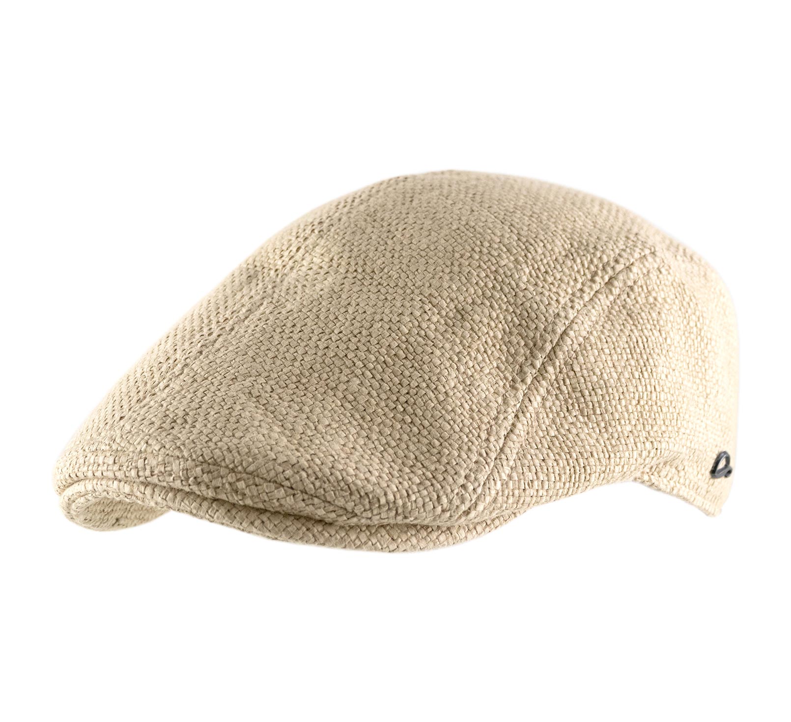 Casquette bec de canard en paill