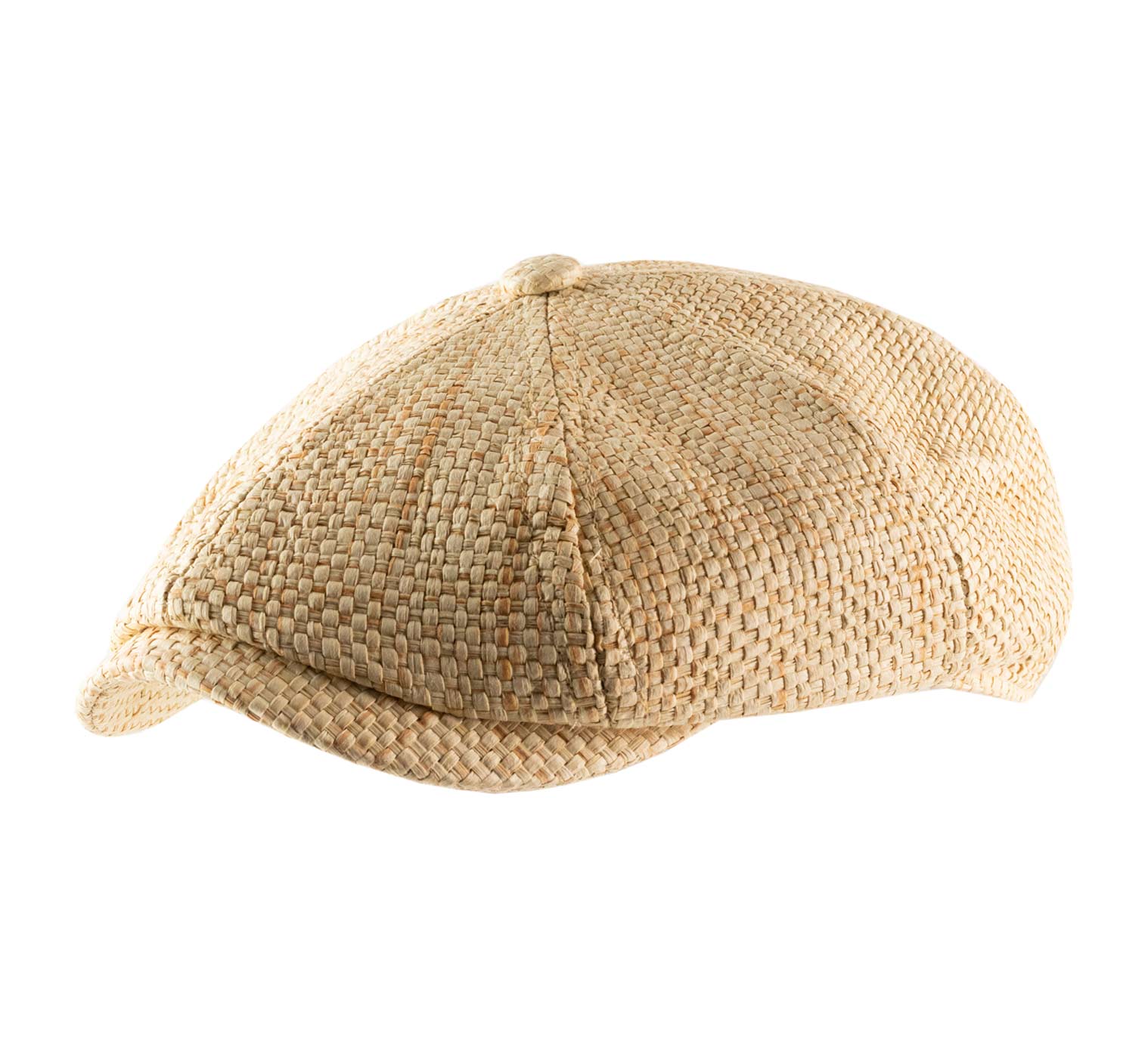 Casquette beret en paille