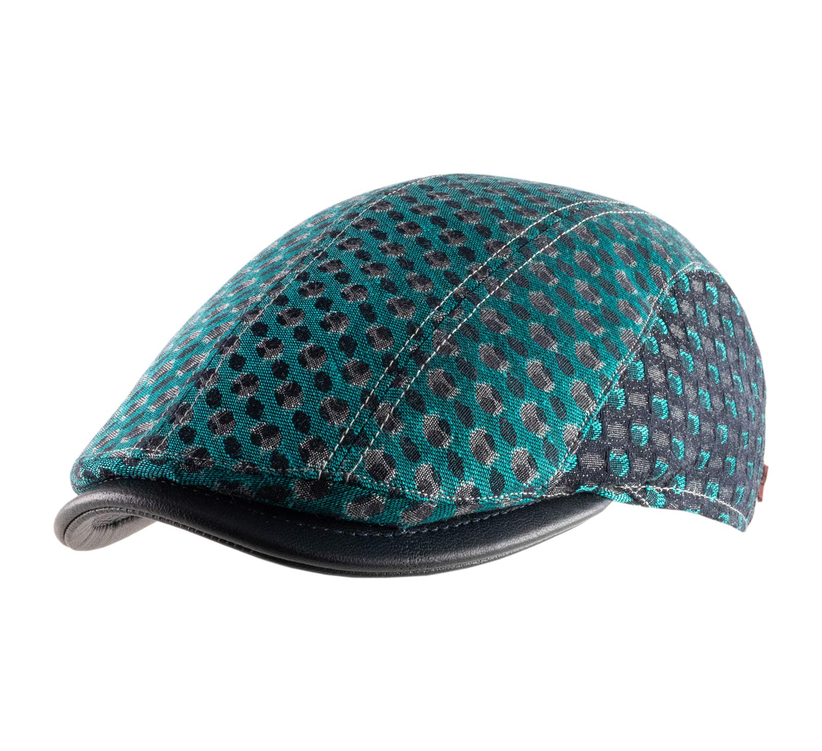 casquette beret jacquard