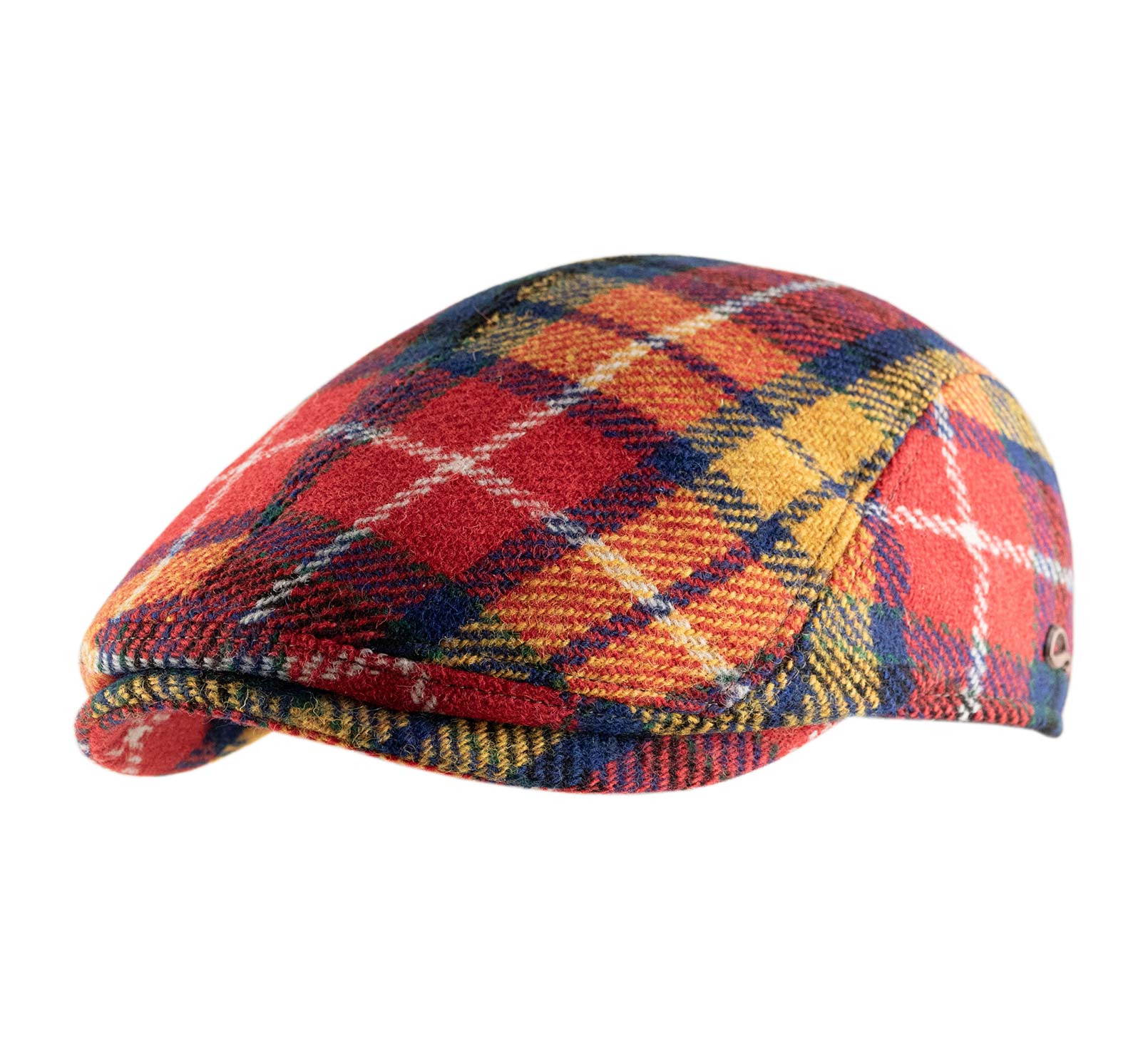 Casquette cache nuque en tweed