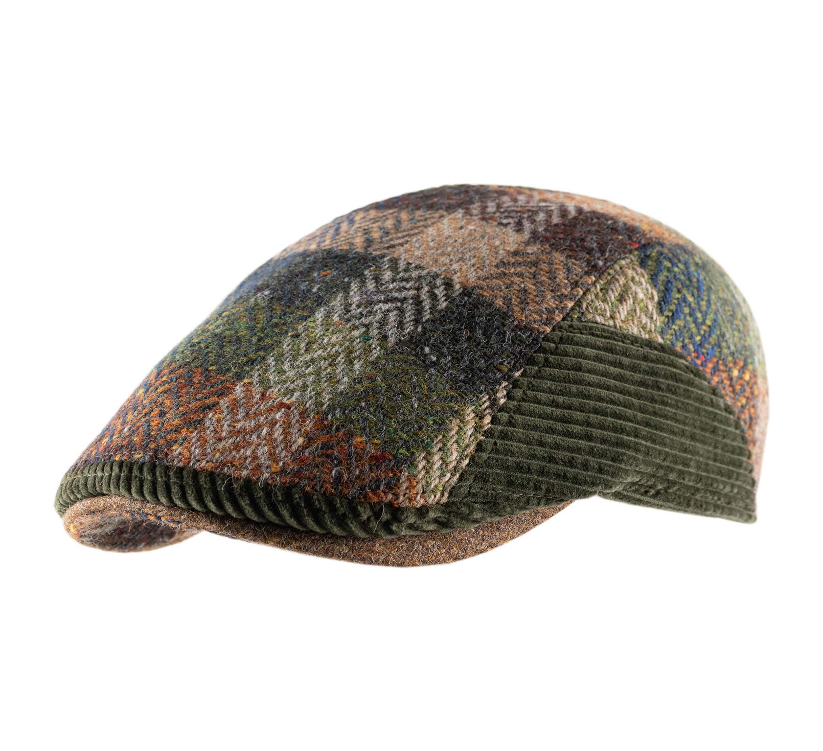 Casquette patchwork velours