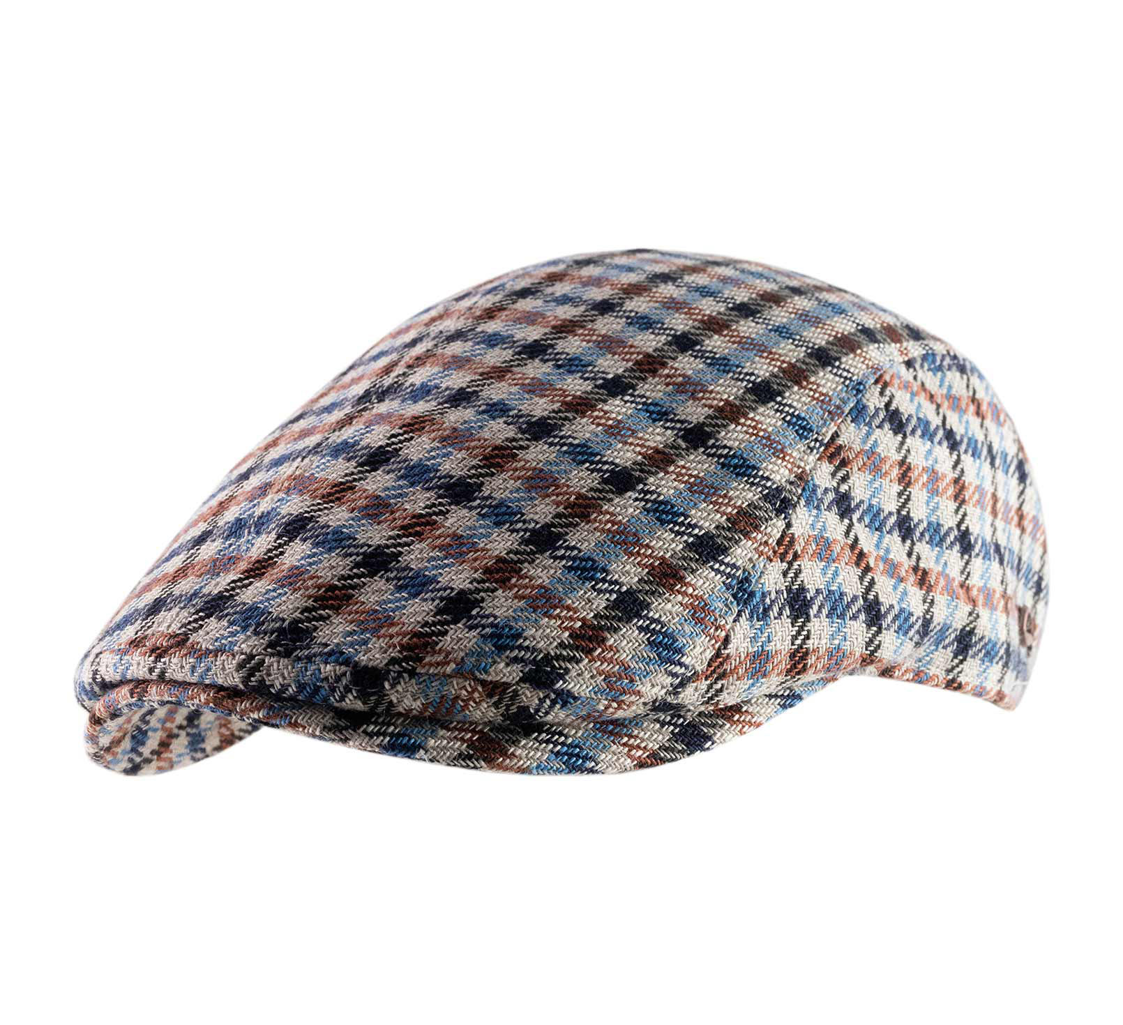 casquette plate carreaux