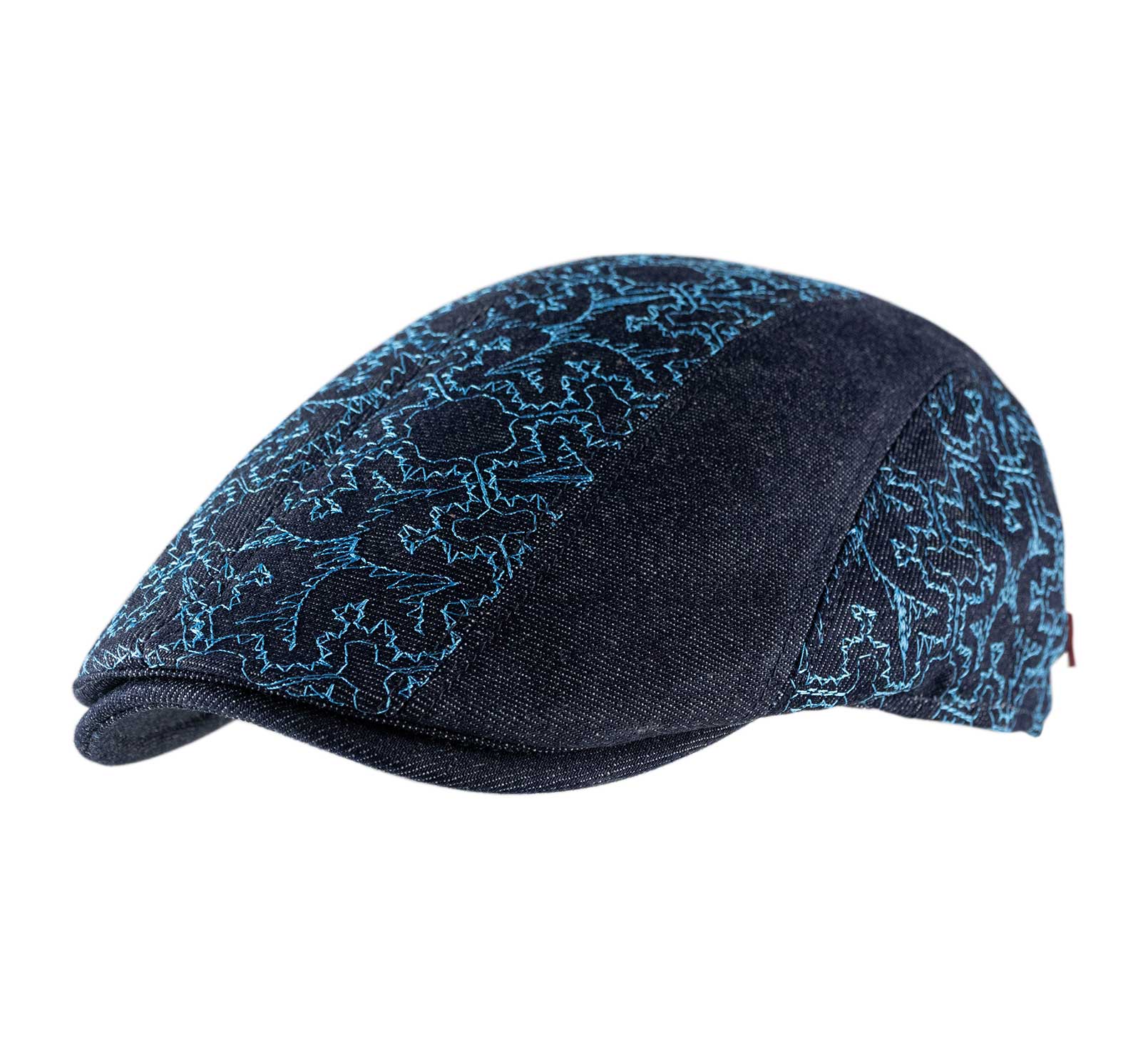 Casquette plate denim