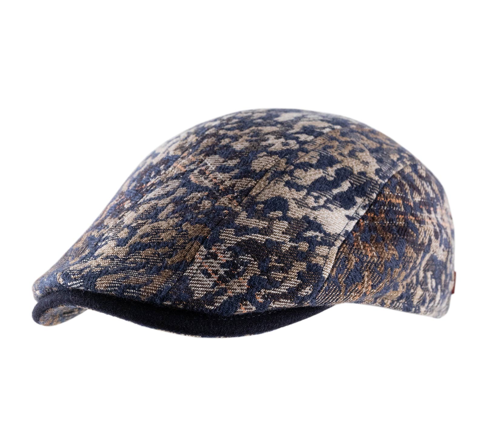 casquette plate laine coton