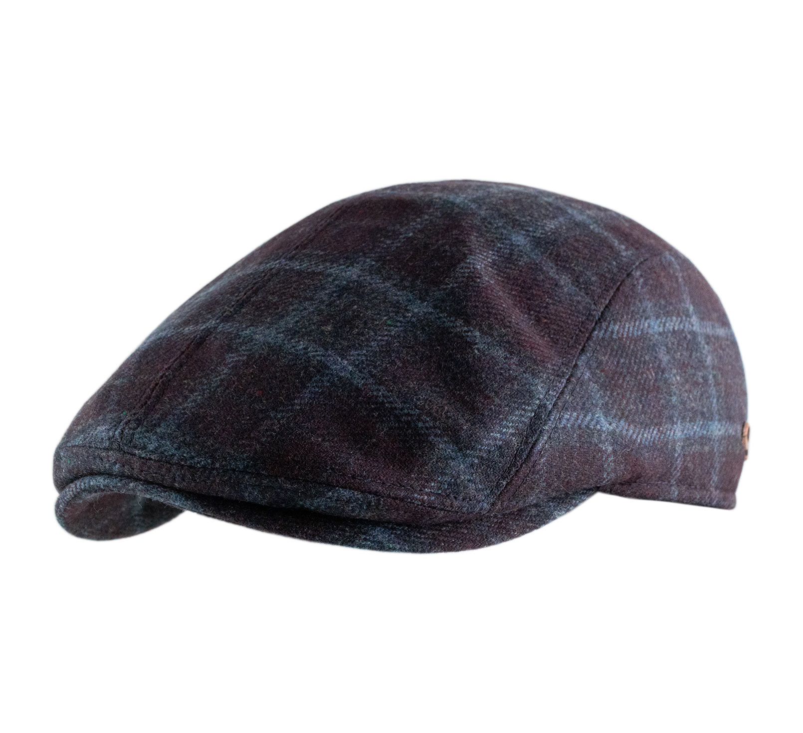 Casquette  plate tartan
