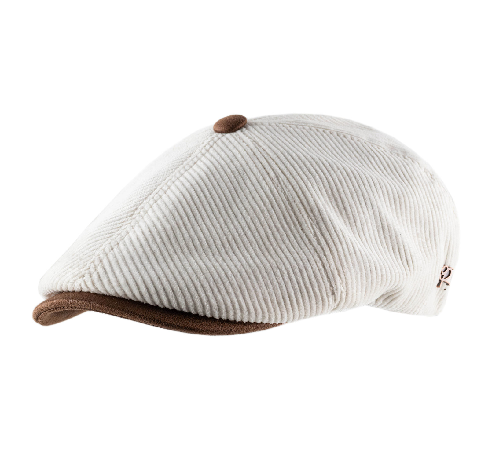 Casquette plate velours