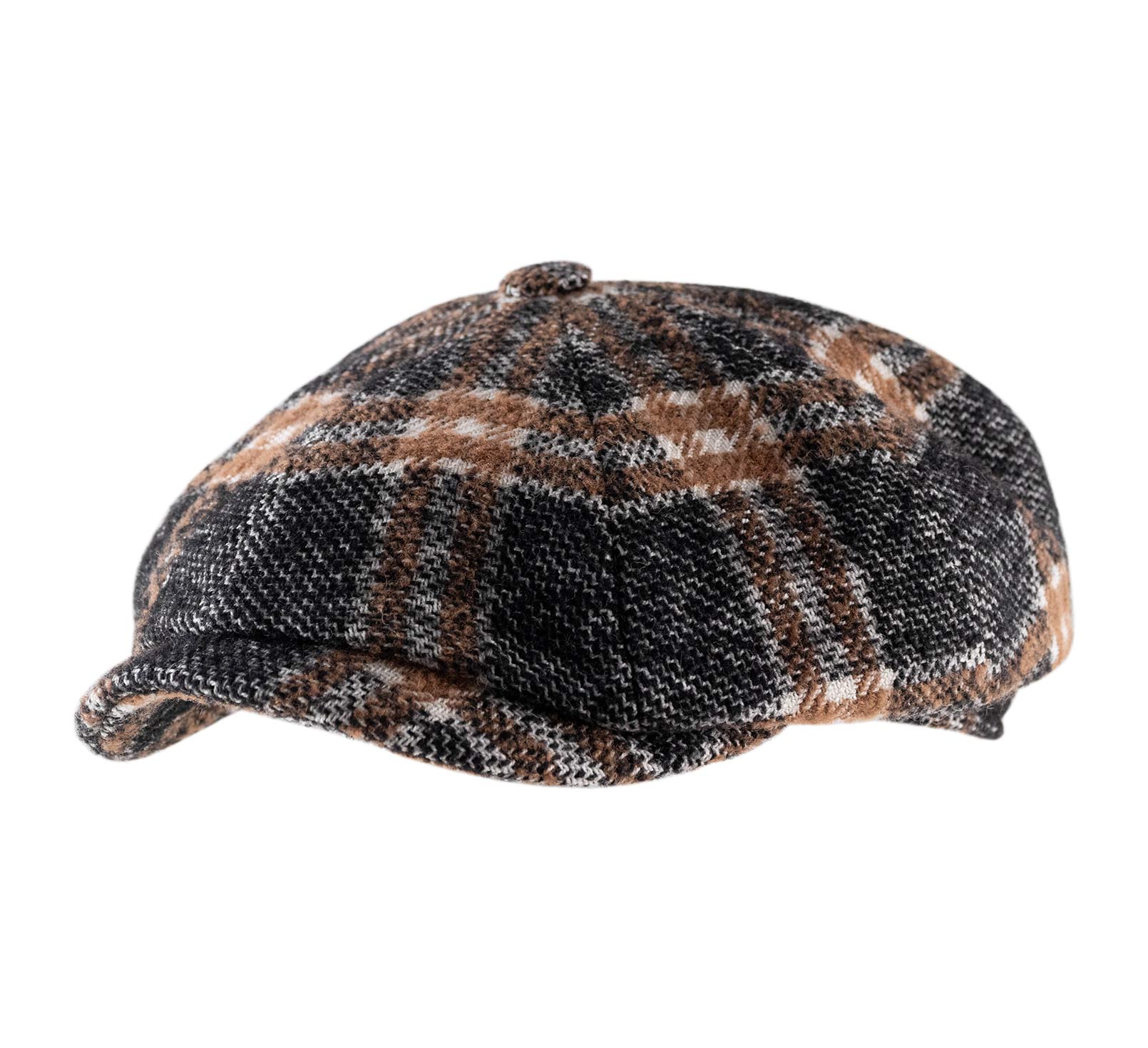 Casquette tartan laine