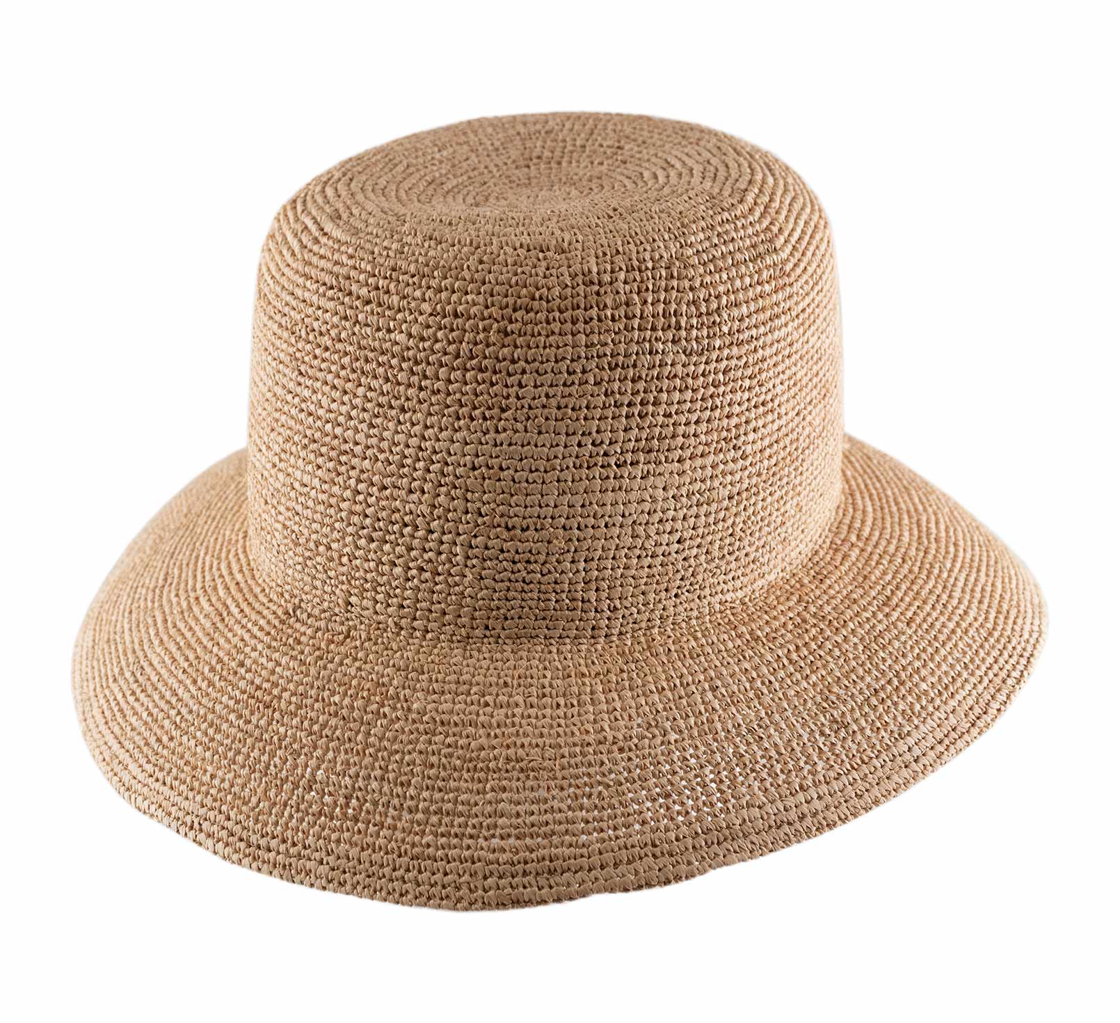 Chapeau cloche raphia