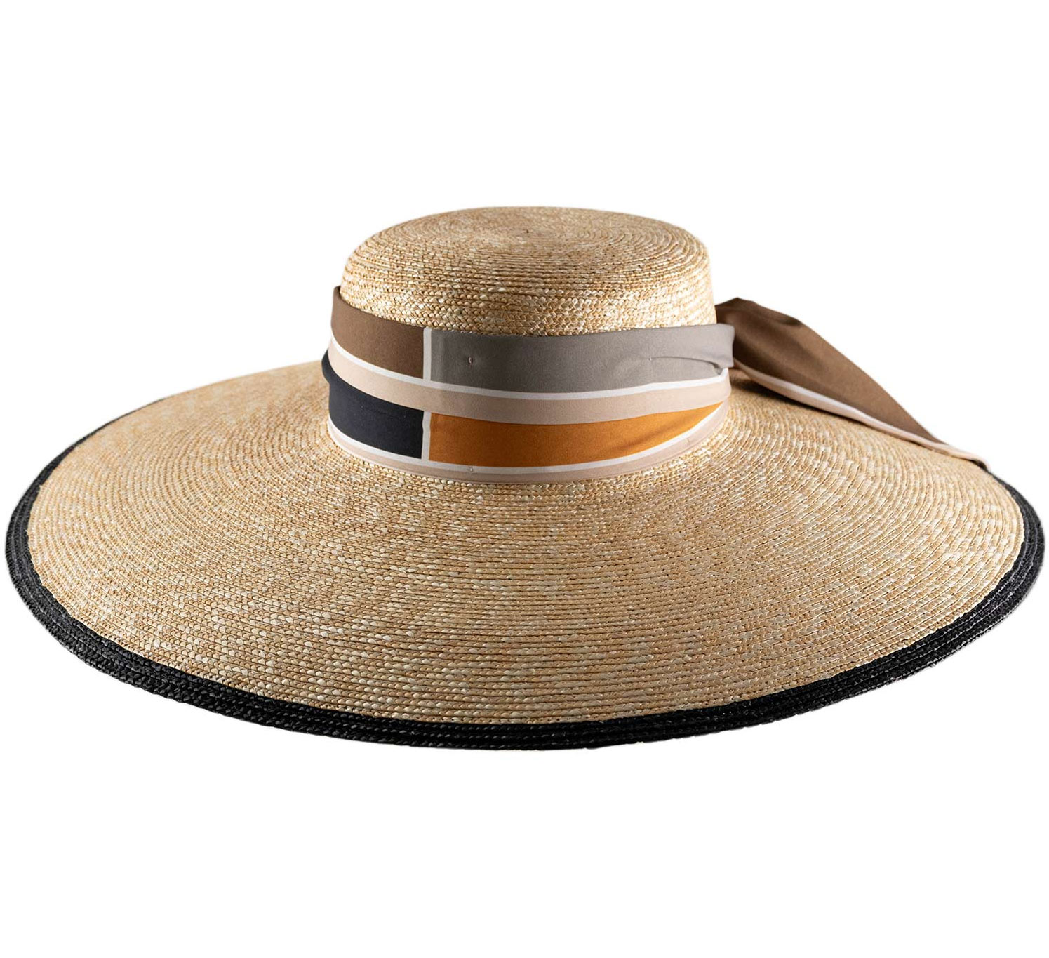 Chapeau femme large bord
