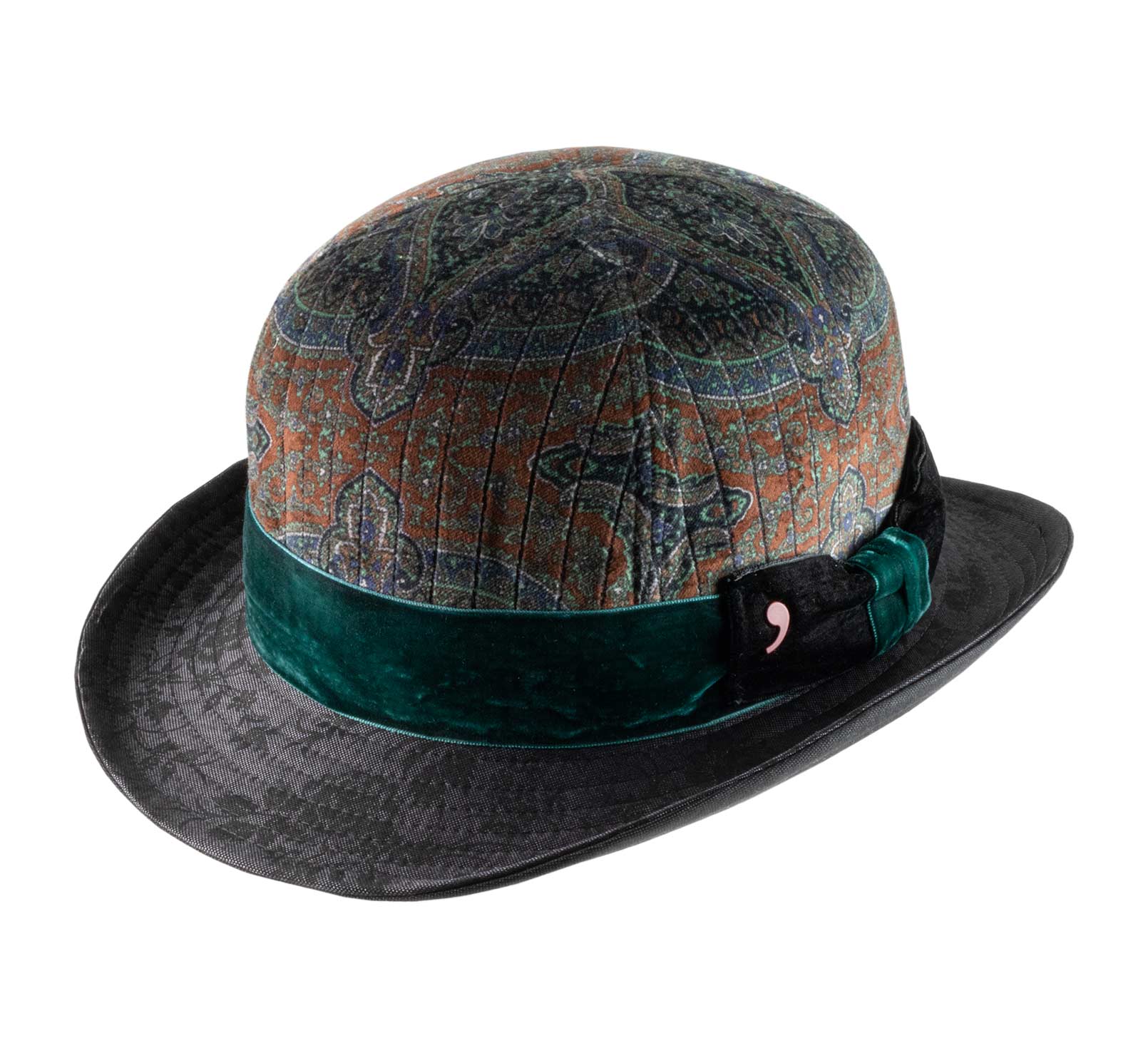 chapeau melon velour