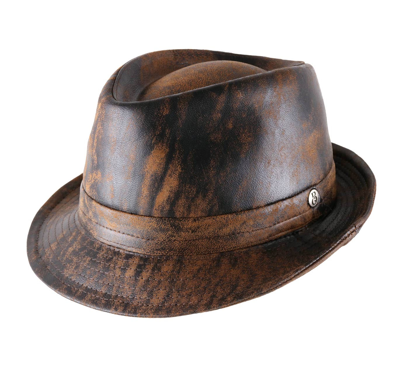 chapeau en cuir