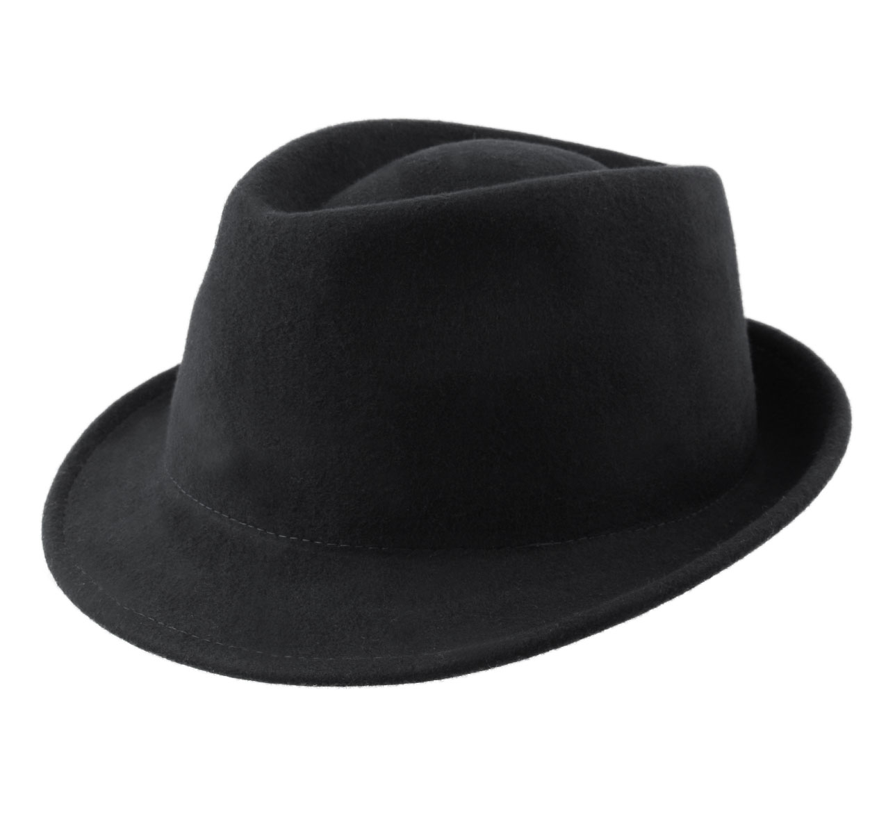 Chapeau trilby laine