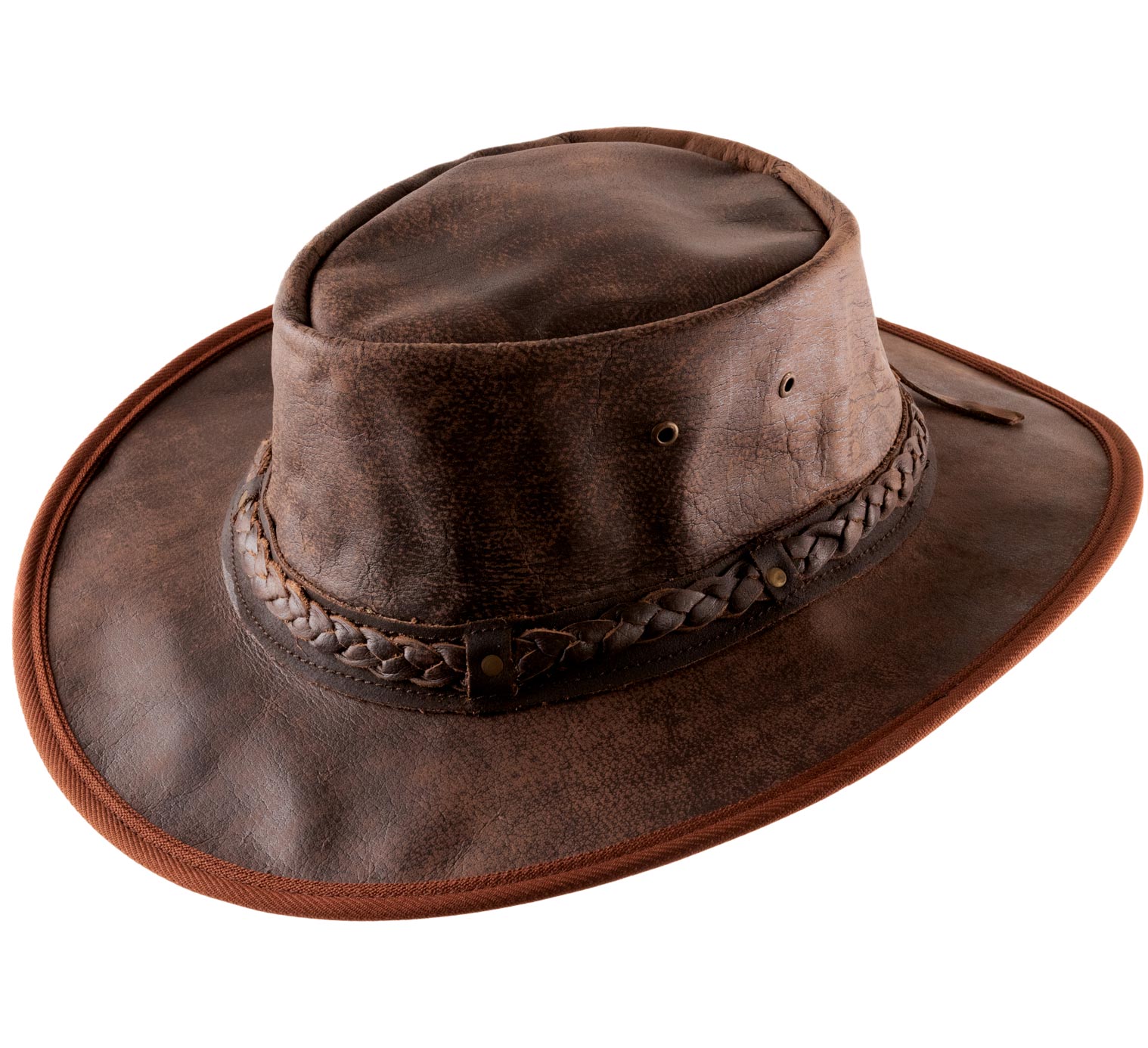 chapeau cuir australien