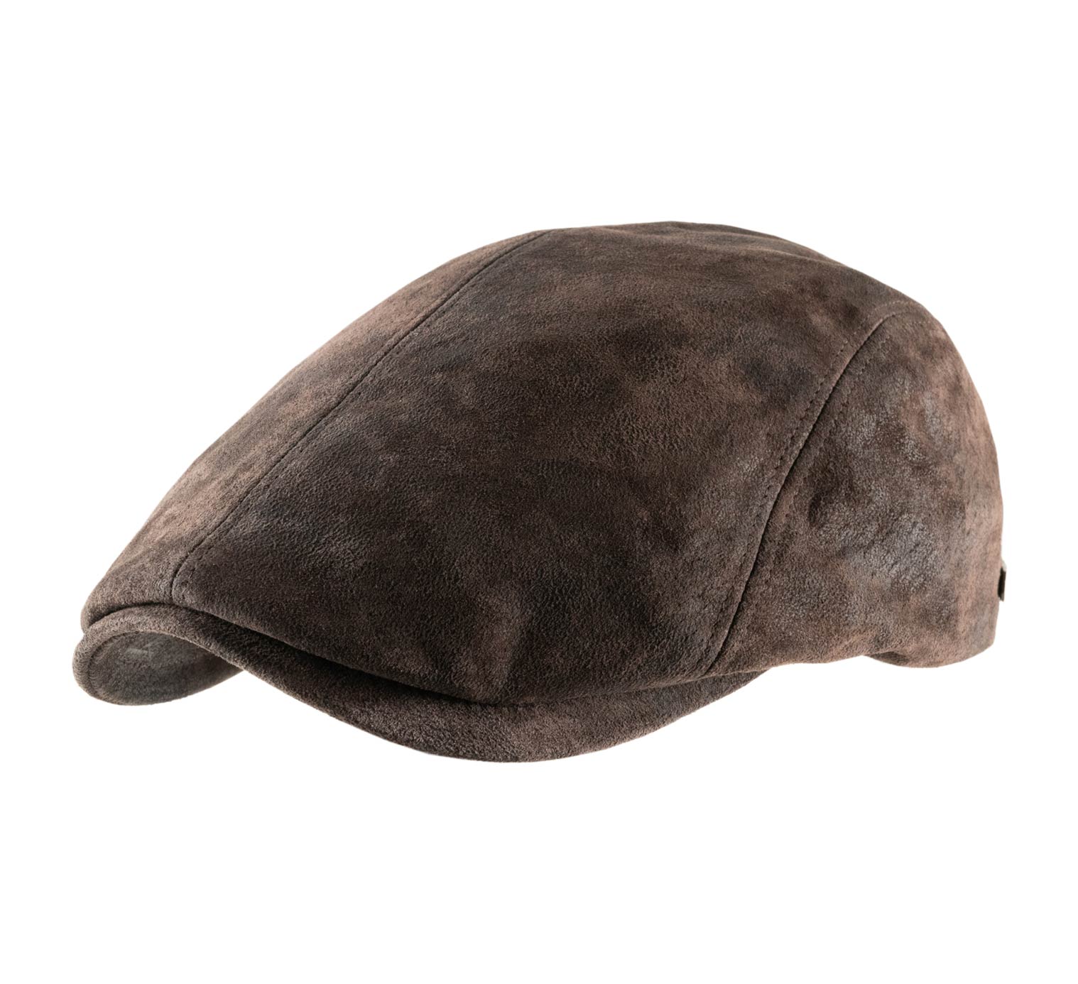 Casquette béret en cuir