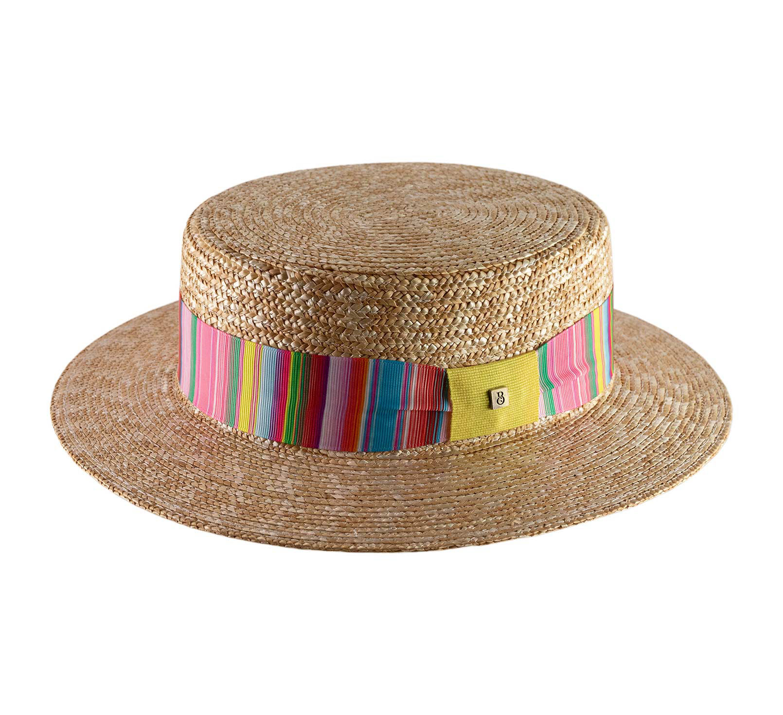 chapeau canotier coloré