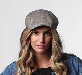 casquette béret soie Ivy Cap Herringbone Sustainabl