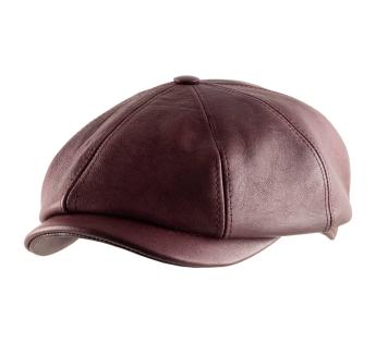 Casquette laine vierge imperméable gris anthracite chiné doublée