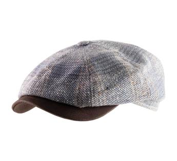 casquette lin et cuir Kingston-2/610