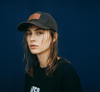 casquette baseball outdoor Leather Patch