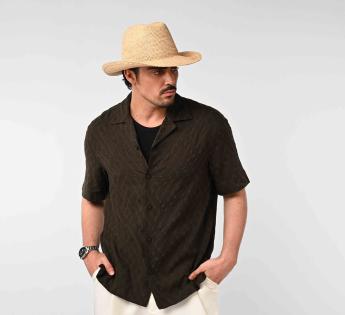 Chapeau cowboy raphia Cowboy Fino Rafia