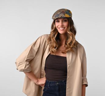 casquette lin patchwork multicolore John-28
