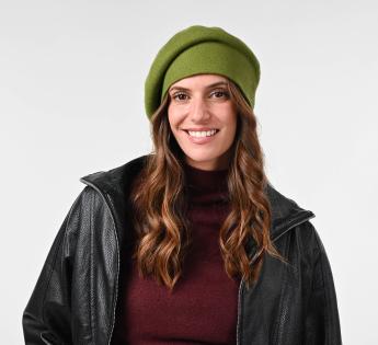 bonnet long Woollen Roll Upp Beret
