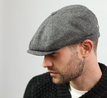 Béret irlandais en laine noir (Taille: L)