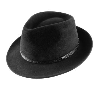 chapeau feutre poil noir Borsalino Reference : 306