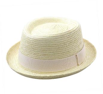 Chapeau porkpie paille fine Fino Porkpie Straw