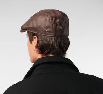 Casquette beret simili cuir Cali