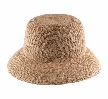 Chapeau cloche raphia Rafia Fiocco