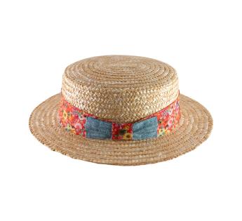 chapeau enfant canotier Nina