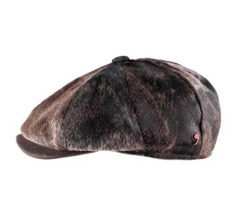 Casquette hair-on leather Napoli 4c