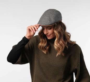 Casquette plate laine Santino