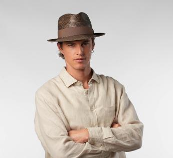 fedora paille fine Fino Fedora Paille