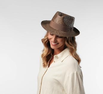 fedora paille fine Fino Fedora Paille