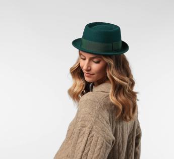 Chapeau Porkpie Noir Classic Porkpie