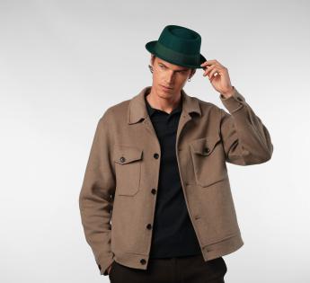 Chapeau Porkpie Noir Classic Porkpie