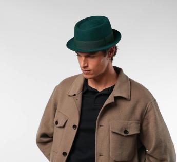 Chapeau Porkpie Noir Classic Porkpie