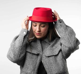 Chapeau Porkpie Noir Classic Porkpie