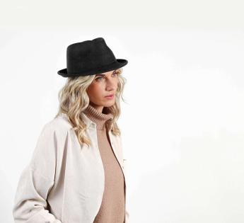 chapeau trilby feutre lapin Lucas Luxe