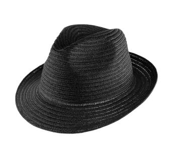 Chapeau paille élégant Trilby Abaca